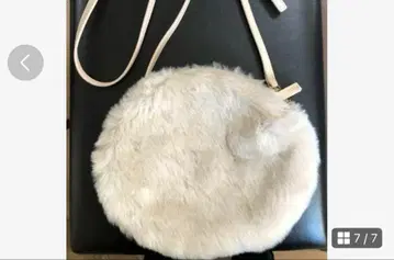 FURLA 인조 모피 숄더백