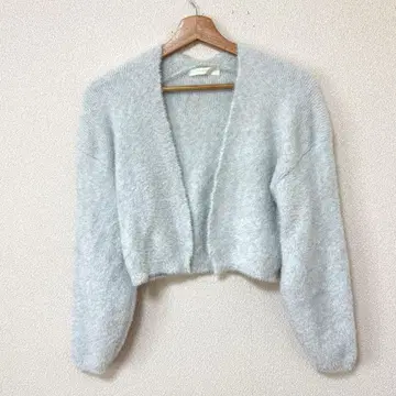 릴리안 캐럿 크롭 가디건