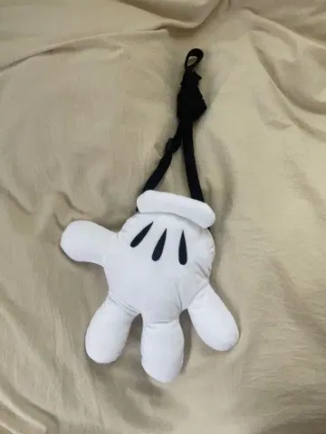 미키 손 모양 파우치 지퍼 포함