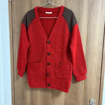 chambre de charme 어깨 패치 가디건