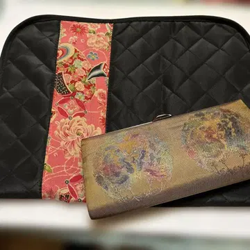 일본풍 패턴 기모노 소품함 & 클러치백 2점 파격가
