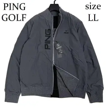 새상품 핑 골프 풀 집업 니트 리버서블 자켓 그레이 LL