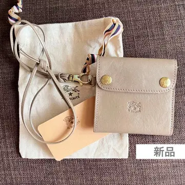 일비종떼 넥 지갑 그레이 미니 지갑 숄더 이단 접이식 새상품