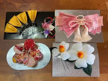 일본 의류 머리 장식 세트