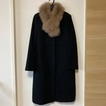 2way 퍼 포함 퀸즈 코트 노카라 코트