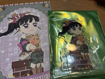 귀멸의 칼날 크리스마스 아크릴 스탠드 엽서 세트 츠유리 카나오