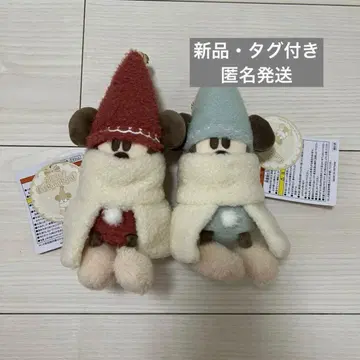 릴린린 디즈니 크리스마스 더스티 블루 인형 배지