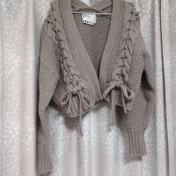 프레이 레이스업 가디건