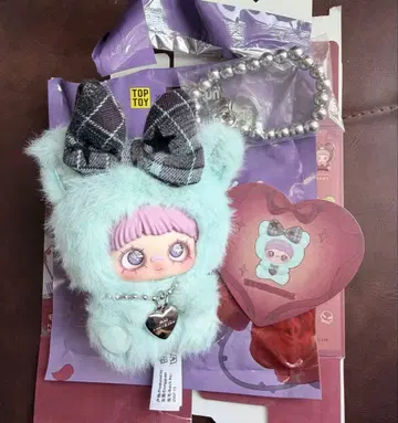 MayMei May i love you 스카이블루 고양이 봉제 인형 참