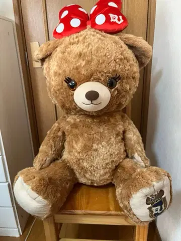 택 포함 디즈니 스토어 유니베어시티 푸딩 슈퍼 빅 봉제 인형