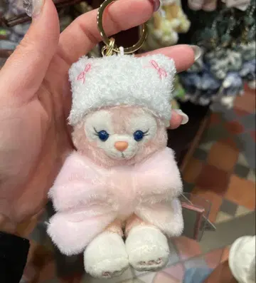 리나벨 홍콩 디즈니 겨울 크리스마스 봉제 인형 키체인