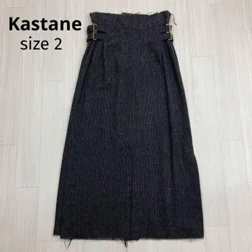 Kastane 카스타네 트위드 타이트 스커트 슬릿 2