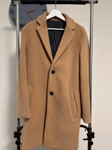 마인드 브릿지 체스터 코트 카멜 퀼팅 안감 남성용