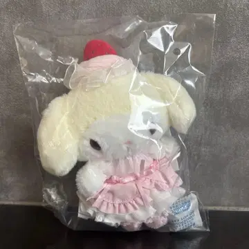 산리오 마이멜로디 딸기 휘핑 케이크 마스코트 백참