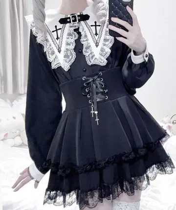 MARS 벨트 포함 크로스 자수 브라이스