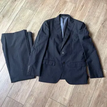 ORIHICA 그레이 스트라이프 셋업 수트 92 A5