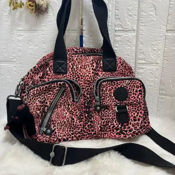 145 키플링 KIPLING 2way 숄더백 레오파드 무늬