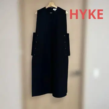 HYKE 하이크 멜톤 롱베스트 원피스