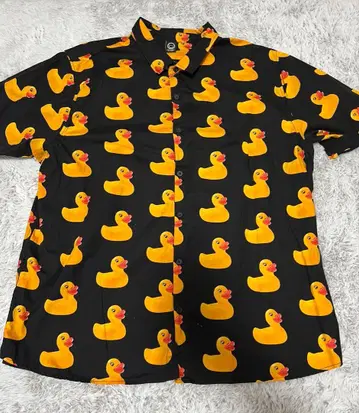 NEFF 오리 패턴 하와이안 셔츠 3X-LARGE