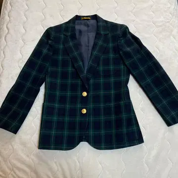 체크 무늬 자켓 7호 구제 의류