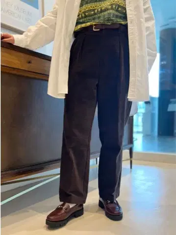 Dickies x BEAMS BOY 별주 가로 코듀로이 팬츠