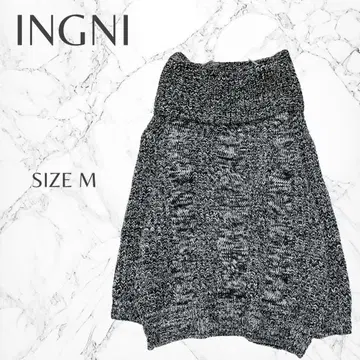 잉그 오프숄더 갸루 코디 쿨 큼직한 긴팔 니트 스웨터 M