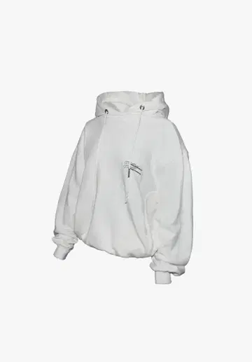 THEREDTHREAD logo pullover hoodie White