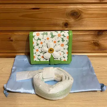 [ 익명 배송 ] lyn around 린어라운드 꽃무늬 지갑 숄더