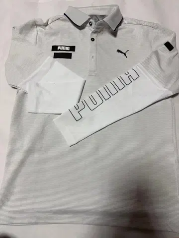 PUMA 스트라이프 긴팔 셔츠 L 사이즈