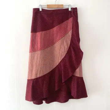 EL RODEO 울 100% 랩 스커트