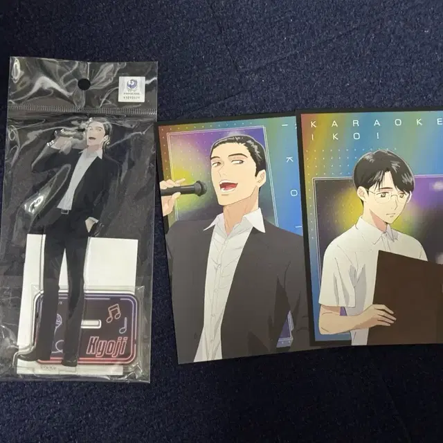 가라가자 가라오케 가자 나리타 쿄지 애니 아크릴 스탠드 미개봉,엽서