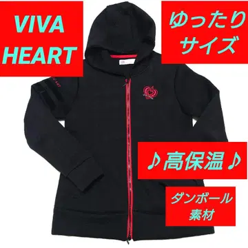 VIVA HEART 여성용 골프웨어 빅 사이즈 방한 후드티