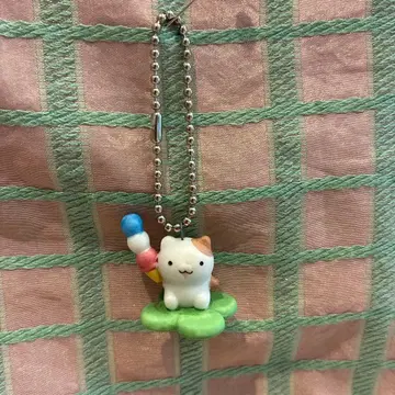 2005년 산리오 폼폼푸딩 머핀 페이브 마스코트 키체인