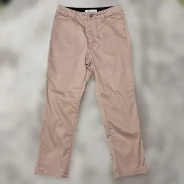 UNFILO 핑크 베이지 캐주얼 팬츠 38