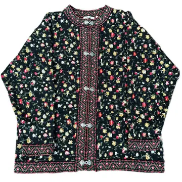 niko and - 플라워 모듬 자카드 가디건 BIG