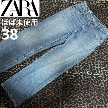 [ USED ] 자라 데님 팬츠 38 와이드 배기