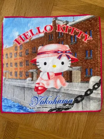헬로키티 요코하마 레트로 핸드 타월