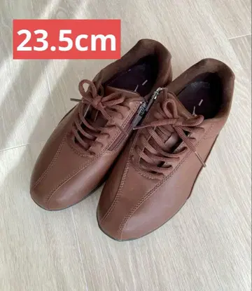 Mizuno 브라운 지퍼 스니커즈