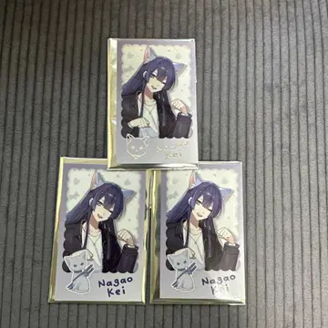 니지산지 와니냑 Days2 나가오 케이 폴라로이드풍 카드 3장 세트