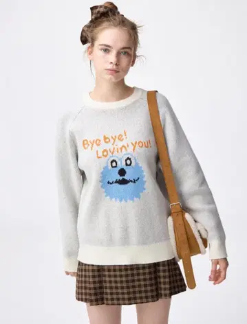 GU 퍼펫 순순 스웨터 L 사이즈