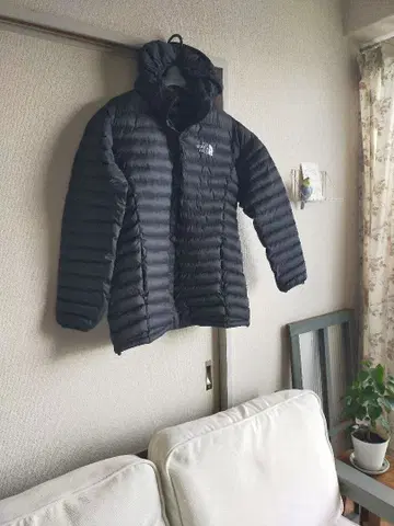 충전솜 나일론 자켓 블랙