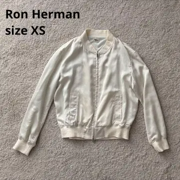 Ron Herman MA-1 봄버 자켓 숏 기장 XS 아이보리