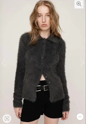 SLY WAIST SHAPE KNIT 가디건 FREE GRY