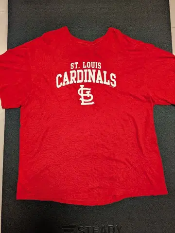[ 공식 ] 세인트루이스 카디널스 구제 의류 T셔츠 레드 XXL