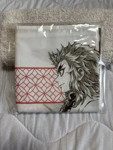 귀멸의 칼날 기둥전 렌고쿠 쿄쥬로 대형 손수건 미사용품