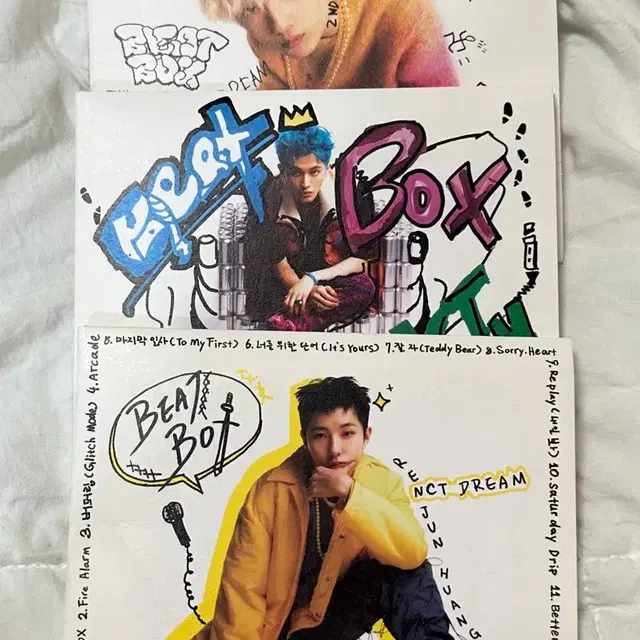 엔시티드림 비트박스 마크 런쥔 지성 개봉 앨범 양도