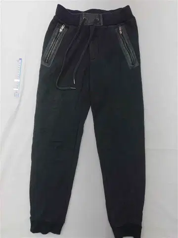 마크제이콥스 블랙 슬림핏 팬츠 지퍼 포켓 부착