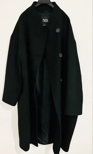 SALE! ZARA 블랙 롱 코트 S