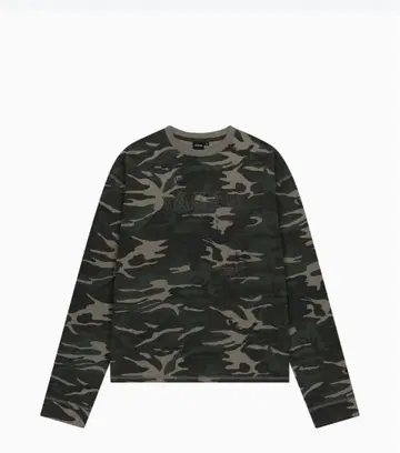 일본 국내 구하기 어려움 AAKAM 카모플라쥬 긴팔 티셔츠