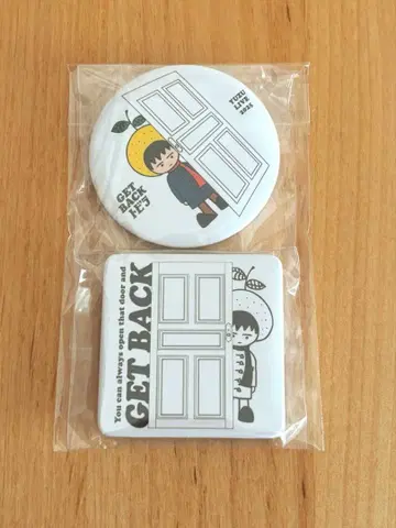 유즈가챠 캔뱃지 2개 세트 유즈맨 GET BACK 토비라 2025